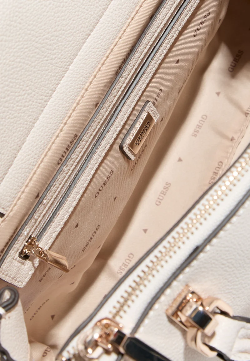Guess Sacs à main Silvye Bucket Off White