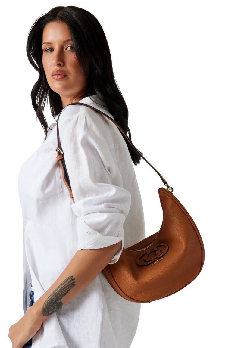Guess Sacs à main Silvye Bucket Cognac
