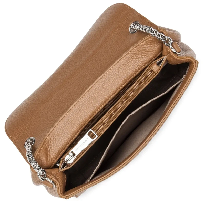 Lancaster Sac trotteur A rabat avec fermoir Pia Camel