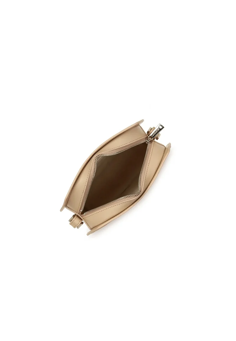 Lancaster Sac demi lune Zippé Suave Lune Beige Foncé