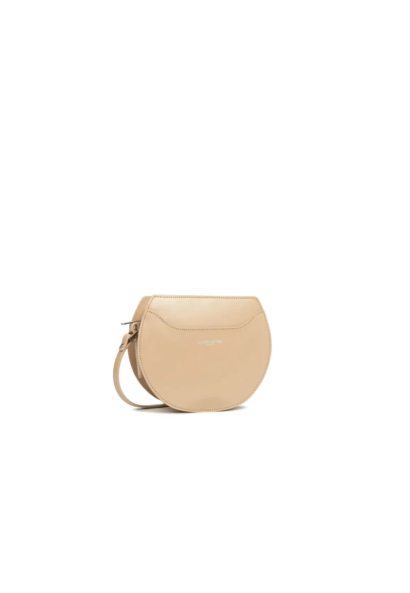 Lancaster Sac demi lune Zippé Suave Lune Beige Foncé