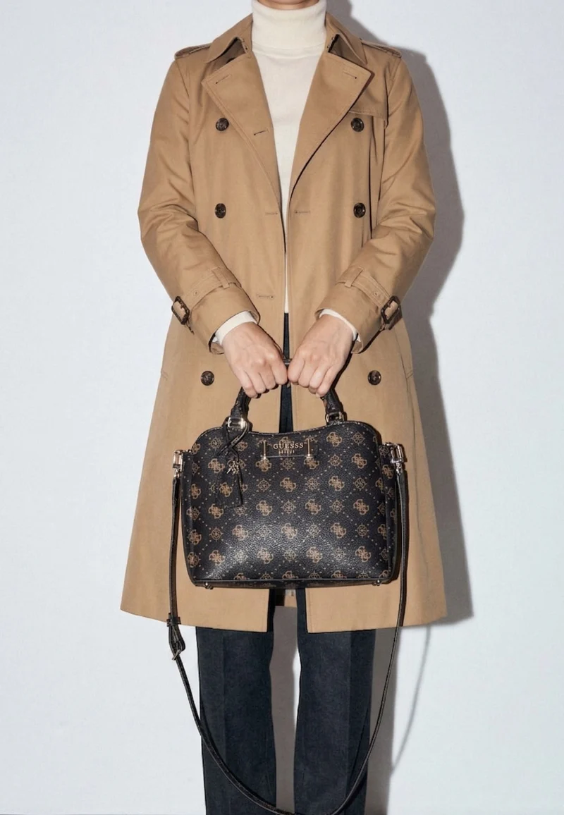 Guess Sac Bandoulière Silia Girlfriend Sat Espresso Logo