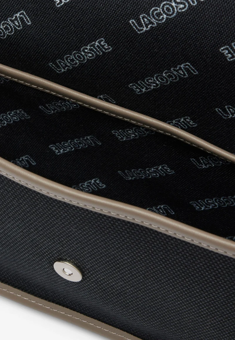 Lacoste Sac Bandoulière Heritage Canvas Noir