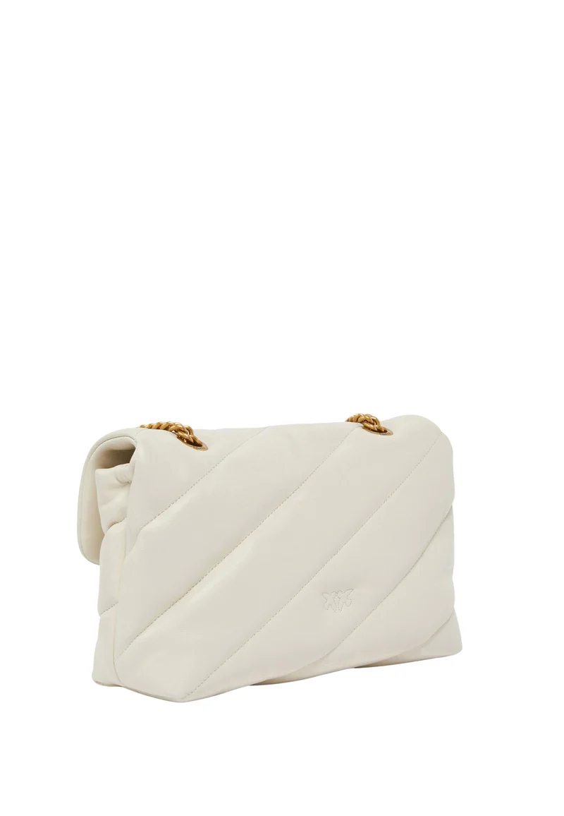 Pinko Sacs à main Love Puff Classic Cl Sheep Nap Blanc