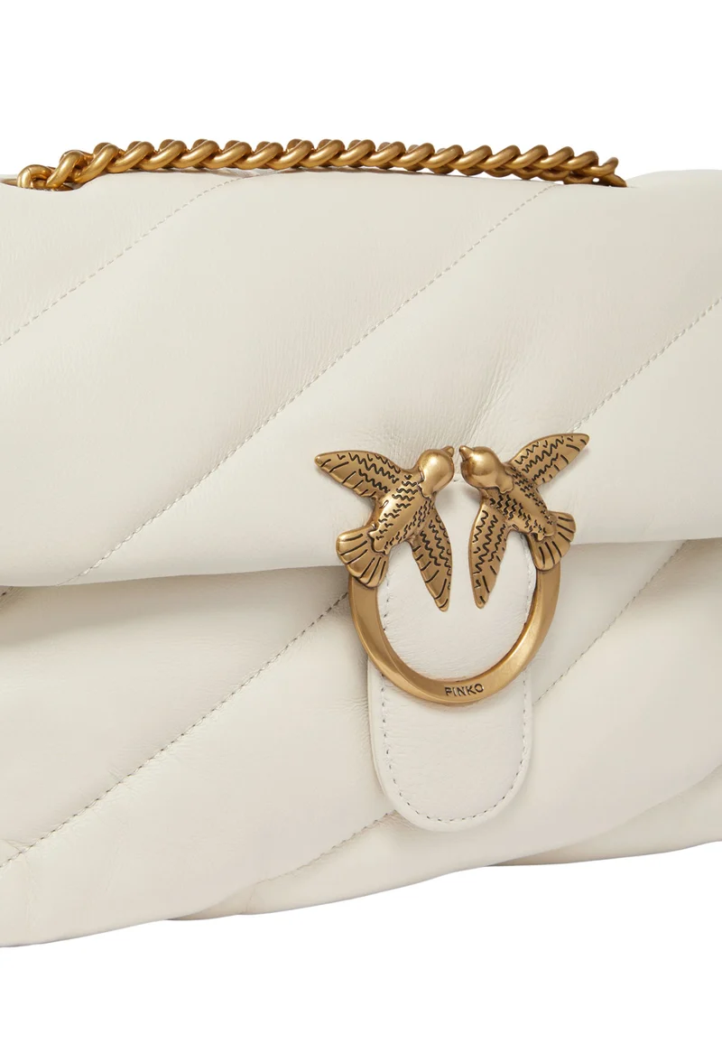 Pinko Sacs à main Love Puff Classic Cl Sheep Nap Blanc