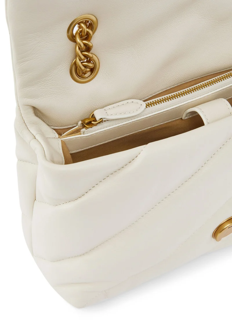 Pinko Sacs à main Love Puff Classic Cl Sheep Nap Blanc