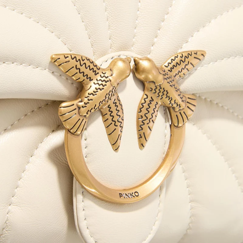 Pinko Sacs à main Love Puff Classic Cl Sheep Nap Blanc