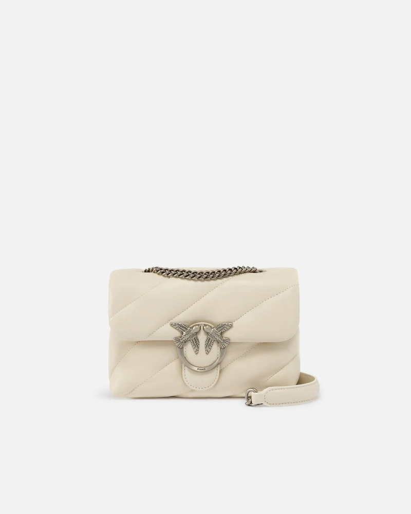 Pinko Sac Rabat Love Puff Mini Cl Sheep Nappa Blanc