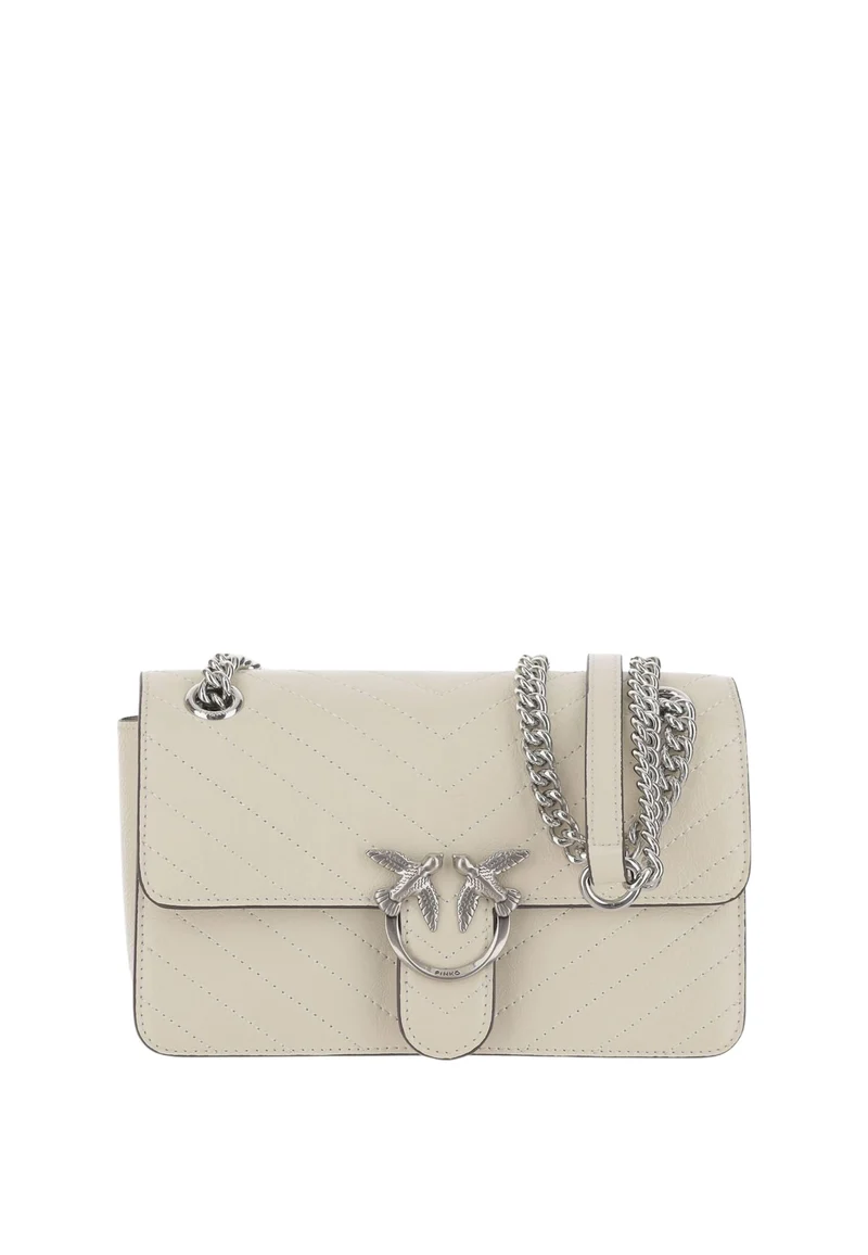 Pinko Sac Rabat Love One Light Mini Vitello Wr Blanc