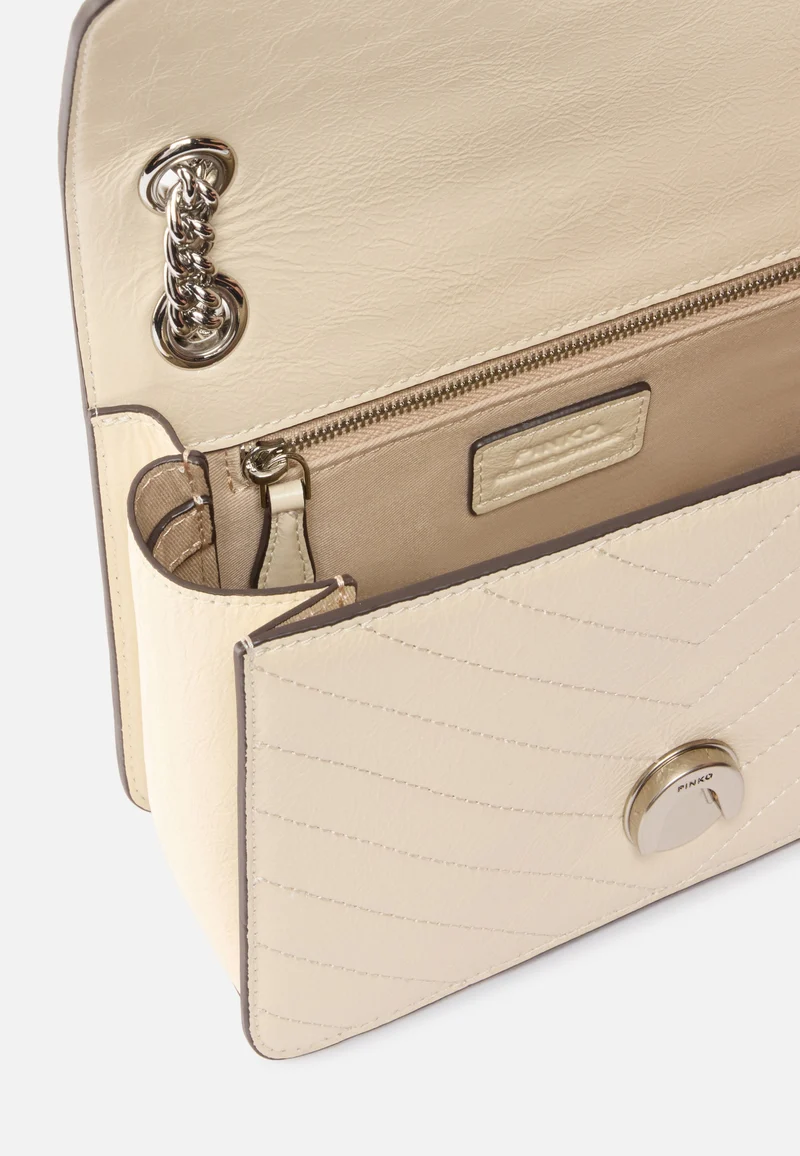 Pinko Sac Rabat Love One Light Mini Vitello Wr Blanc