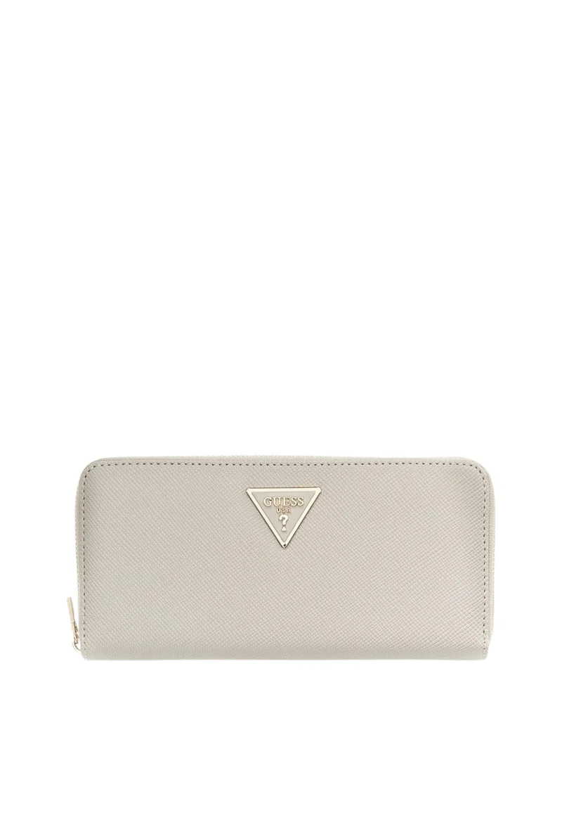 Guess Portefeuille Laurel Medium Zip Ivory