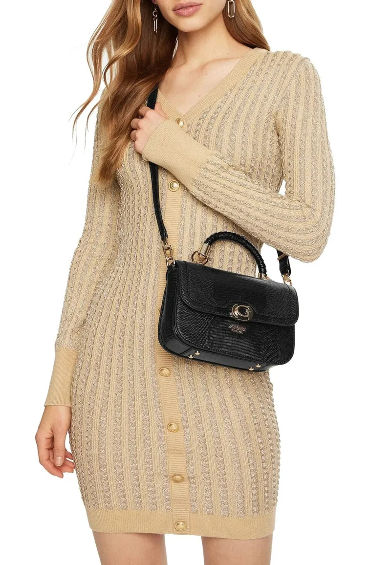 Guess Sac Bandoulière Orlina Society Satch Black