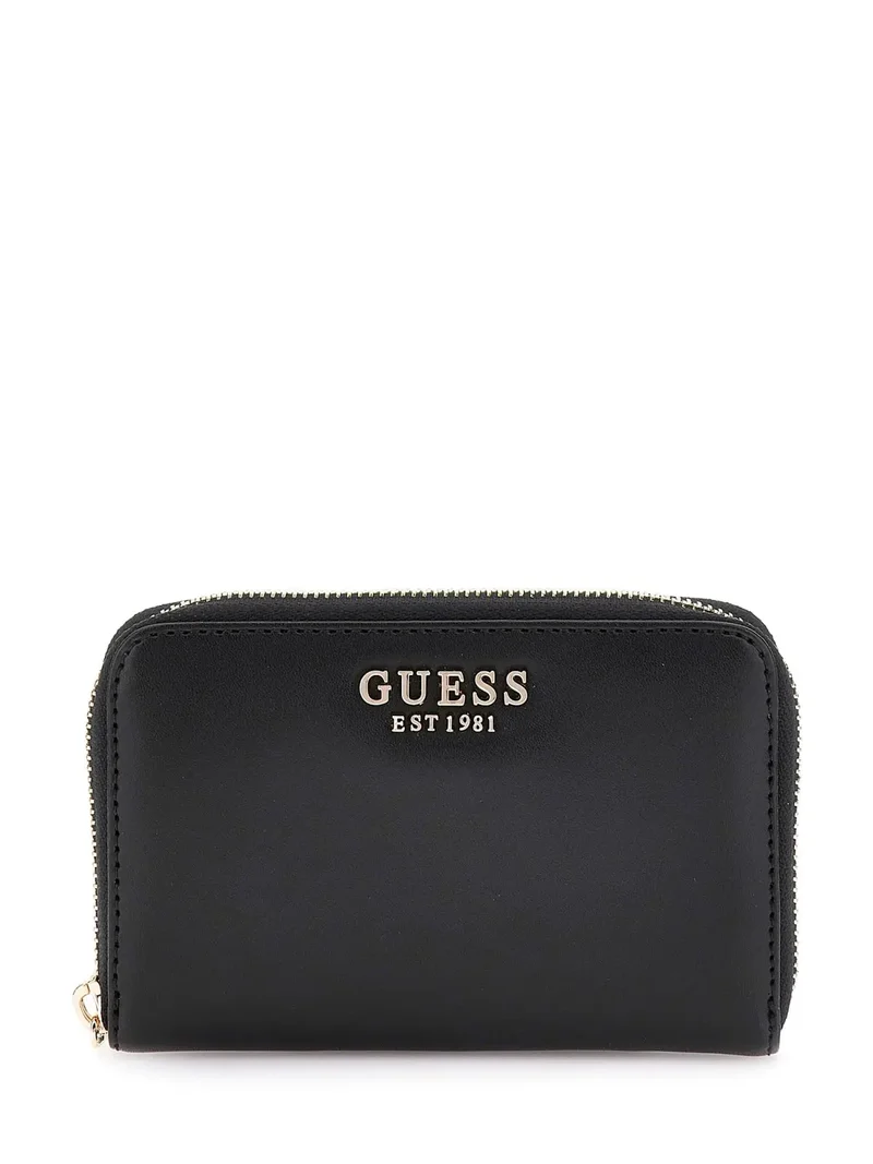 Guess Portefeuille Laurel Small Zip Black
