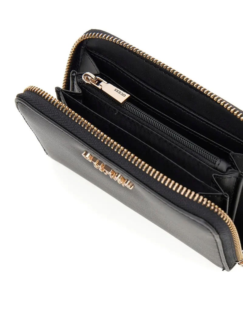 Guess Portefeuille Laurel Small Zip Black