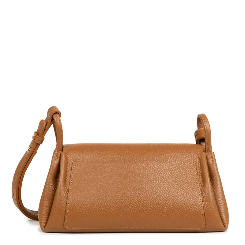 Lancaster Sac trotteur A rabat aimanté M Accordéon Double Camel - In - Orange