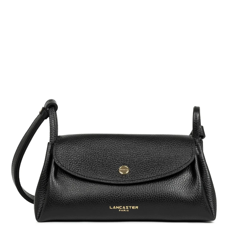 Lancaster Sac trotteur A rabat aimanté M Accordéon Double Noir - In - Nude