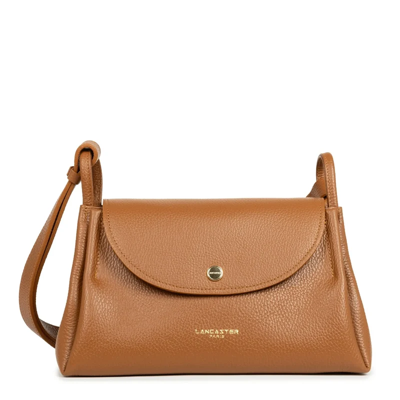Lancaster Sac trotteur A rabat aimanté L Accordéon Double Camel - In - Orange