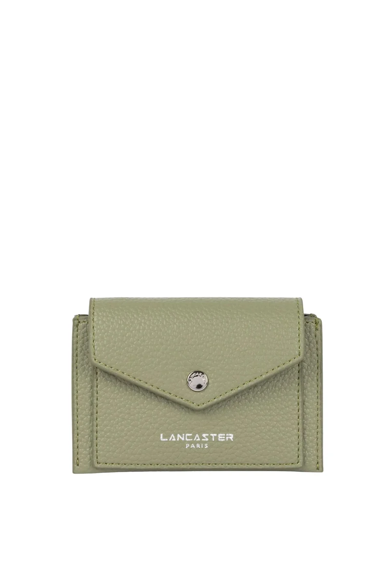 Lancaster Porte-cartes Zippé Maya Double KBA Olive