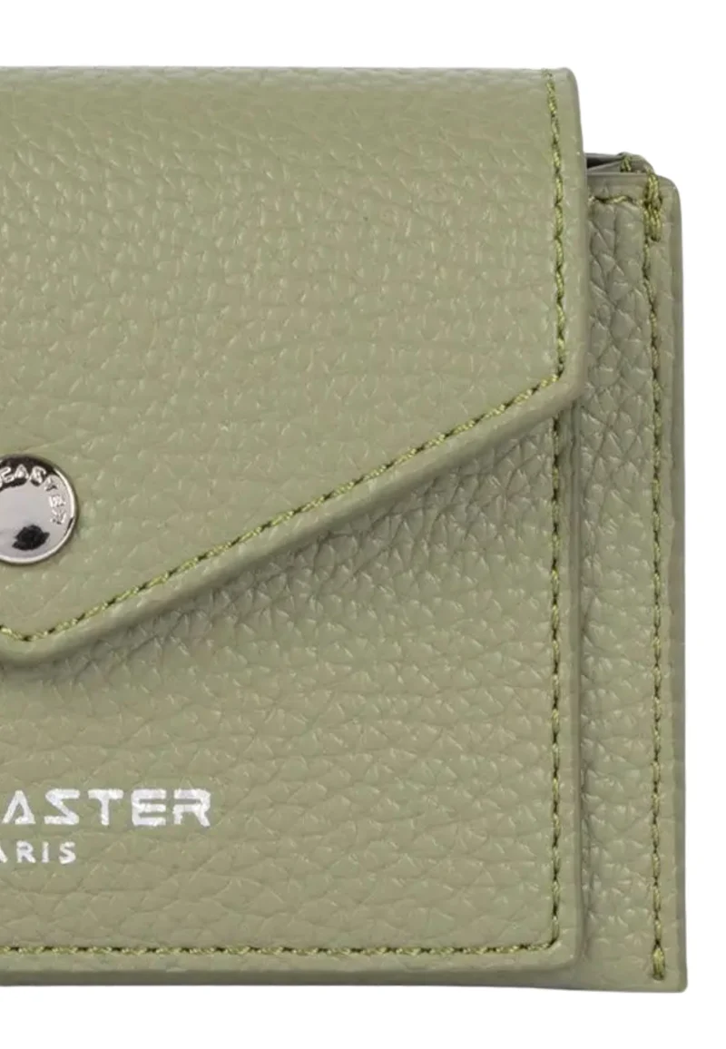 Lancaster Porte-cartes Zippé Maya Double KBA Olive