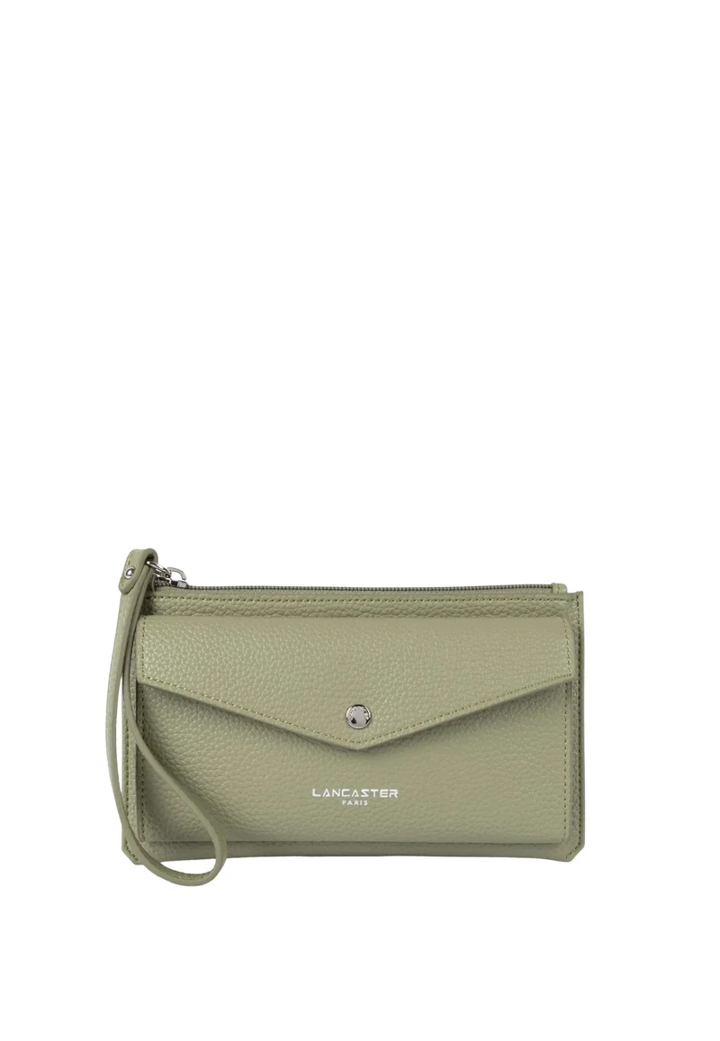 Lancaster Pochette Zippé Maya Double KBA Olive