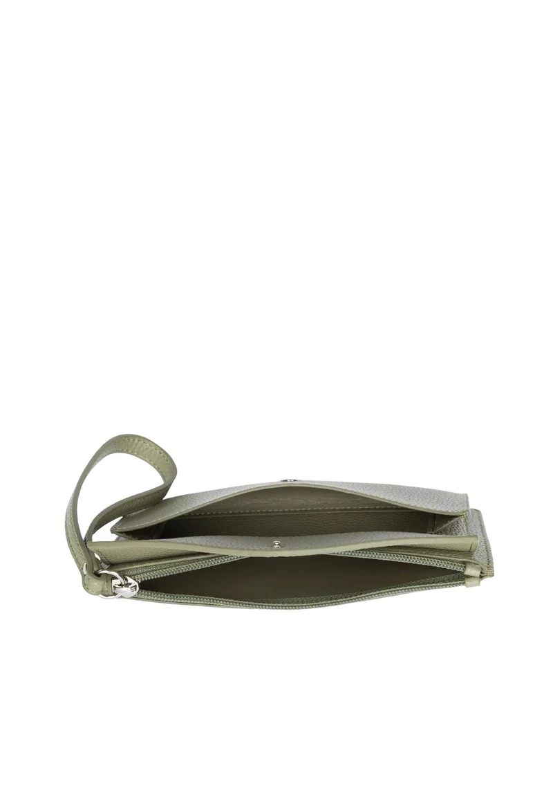 Lancaster Pochette Zippé Maya Double KBA Olive