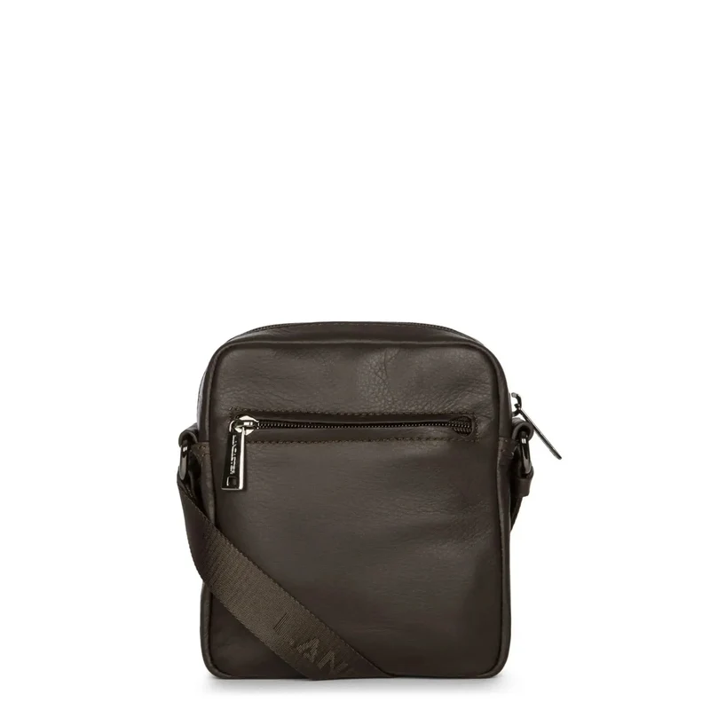 Lancaster Sacoche cuir Homme SOFT VINTAGE Marron