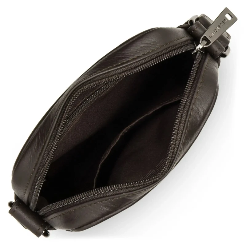 Lancaster Sacoche cuir Homme SOFT VINTAGE Marron