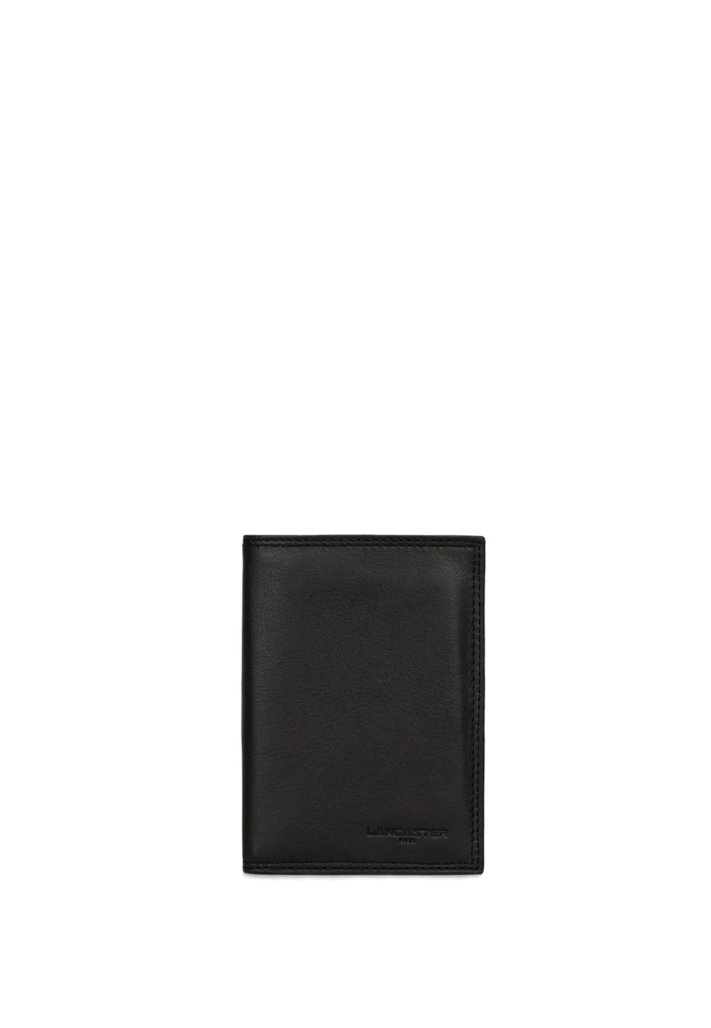 Lancaster Portefeuille cuir anti piratage Noir