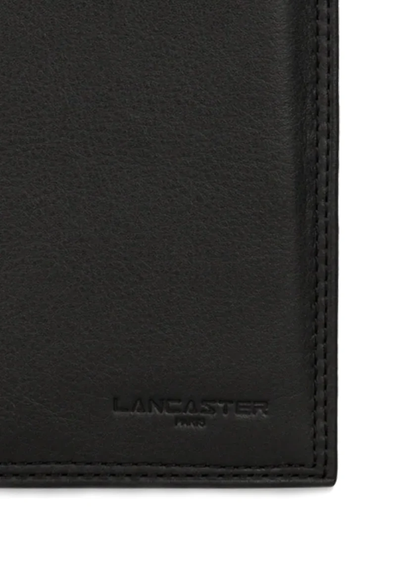 Lancaster Portefeuille cuir anti piratage Noir
