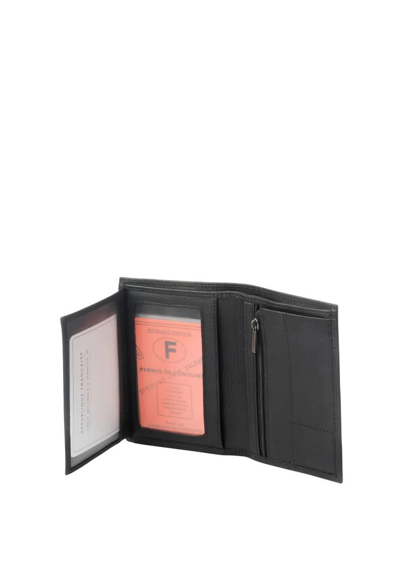 Lancaster Portefeuille cuir anti piratage Noir