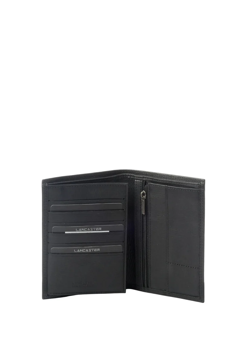 Lancaster Portefeuille cuir anti piratage Noir