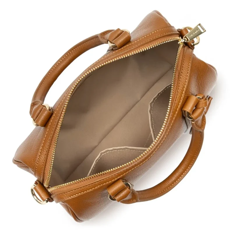 Lancaster Sac polochon Zippé M Milano Ana Camel