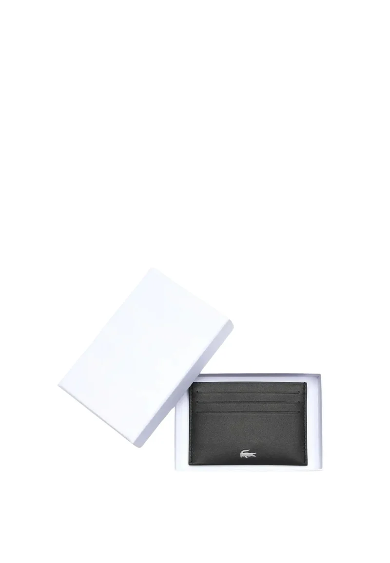 Lacoste Porte cartes Fitzgerald cuir de vachette