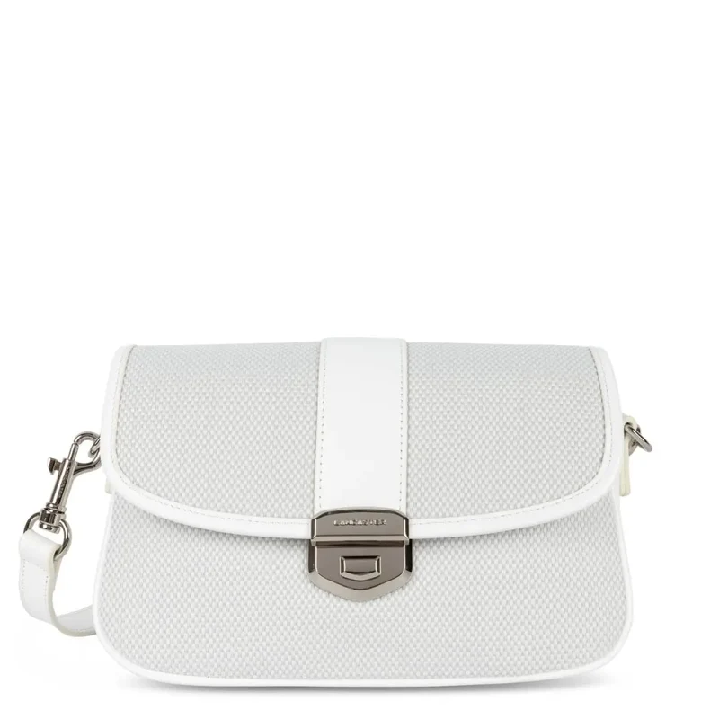 Lancaster Sac Trotteur Canvas Fia M Blanc