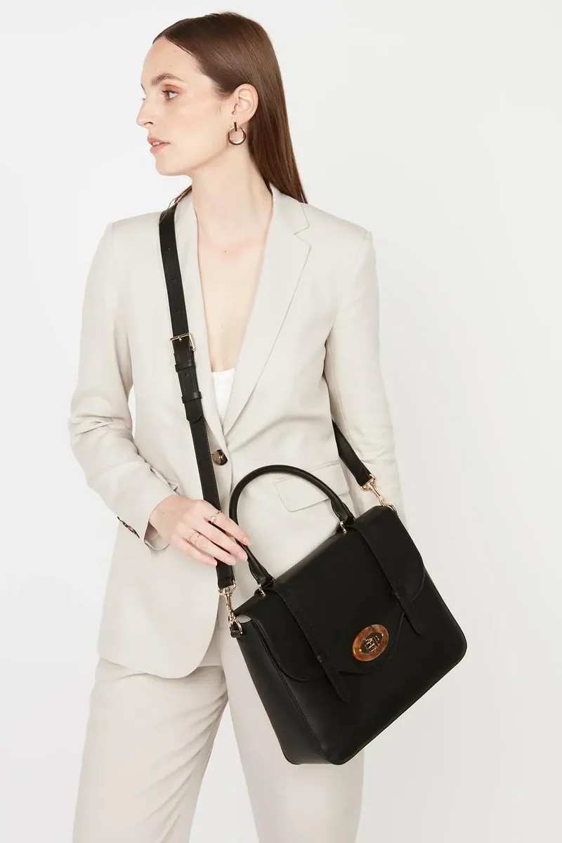 Lancaster Sac à Rabat Marble Touch M Noir