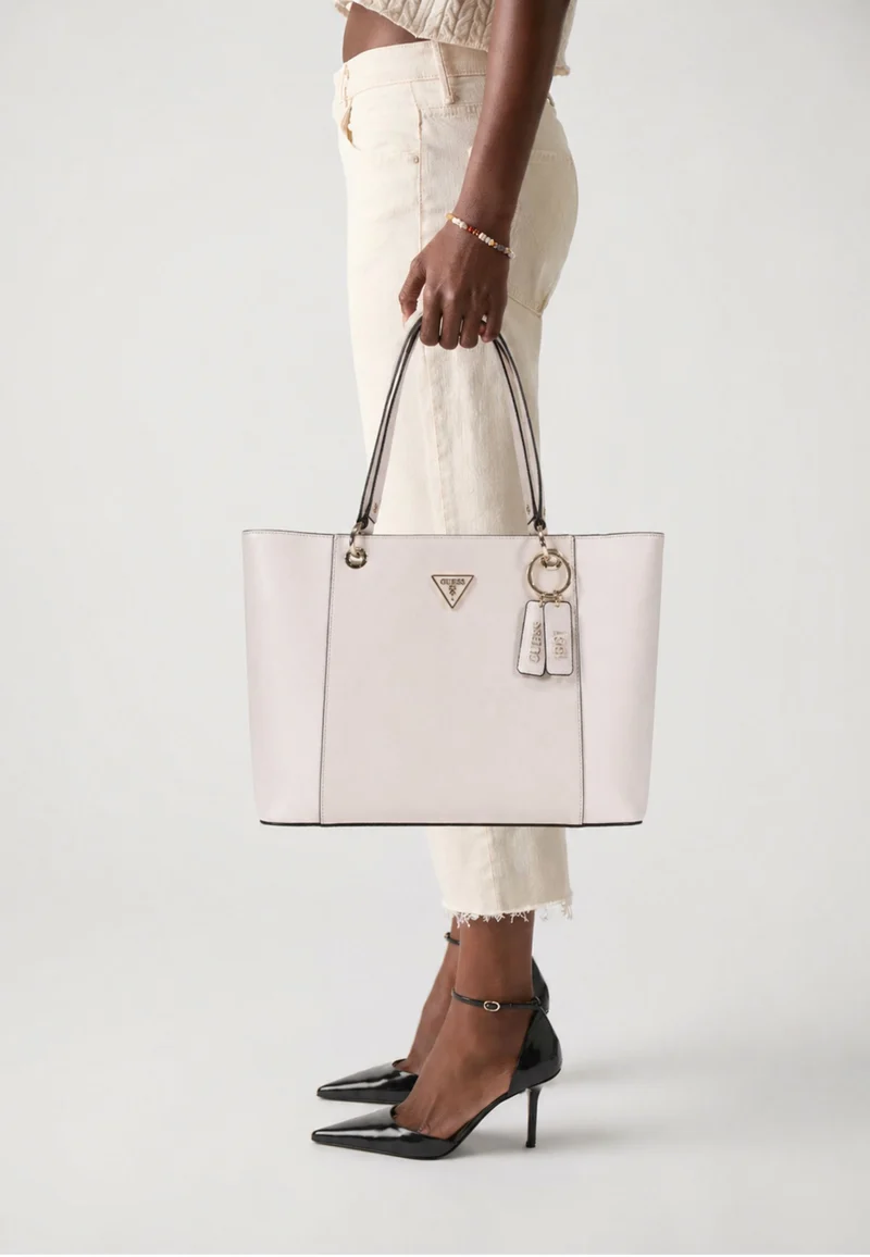 Guess Sac Bandoulière Bramina Small Satche Off White/Taupe