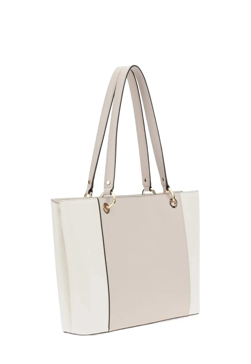 Guess Sac Bandoulière Bramina Small Satche Off White/Taupe