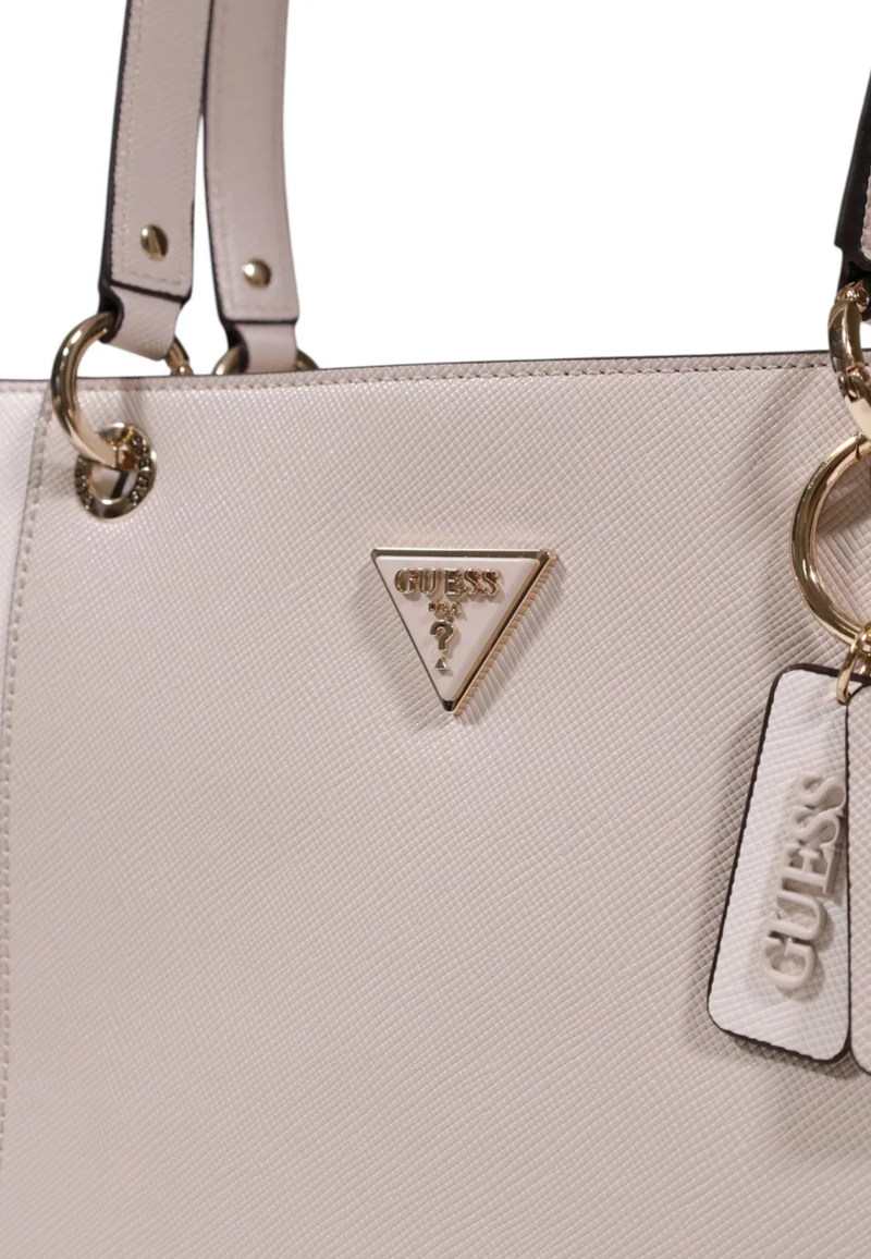 Guess Sac Bandoulière Bramina Small Satche Off White/Taupe