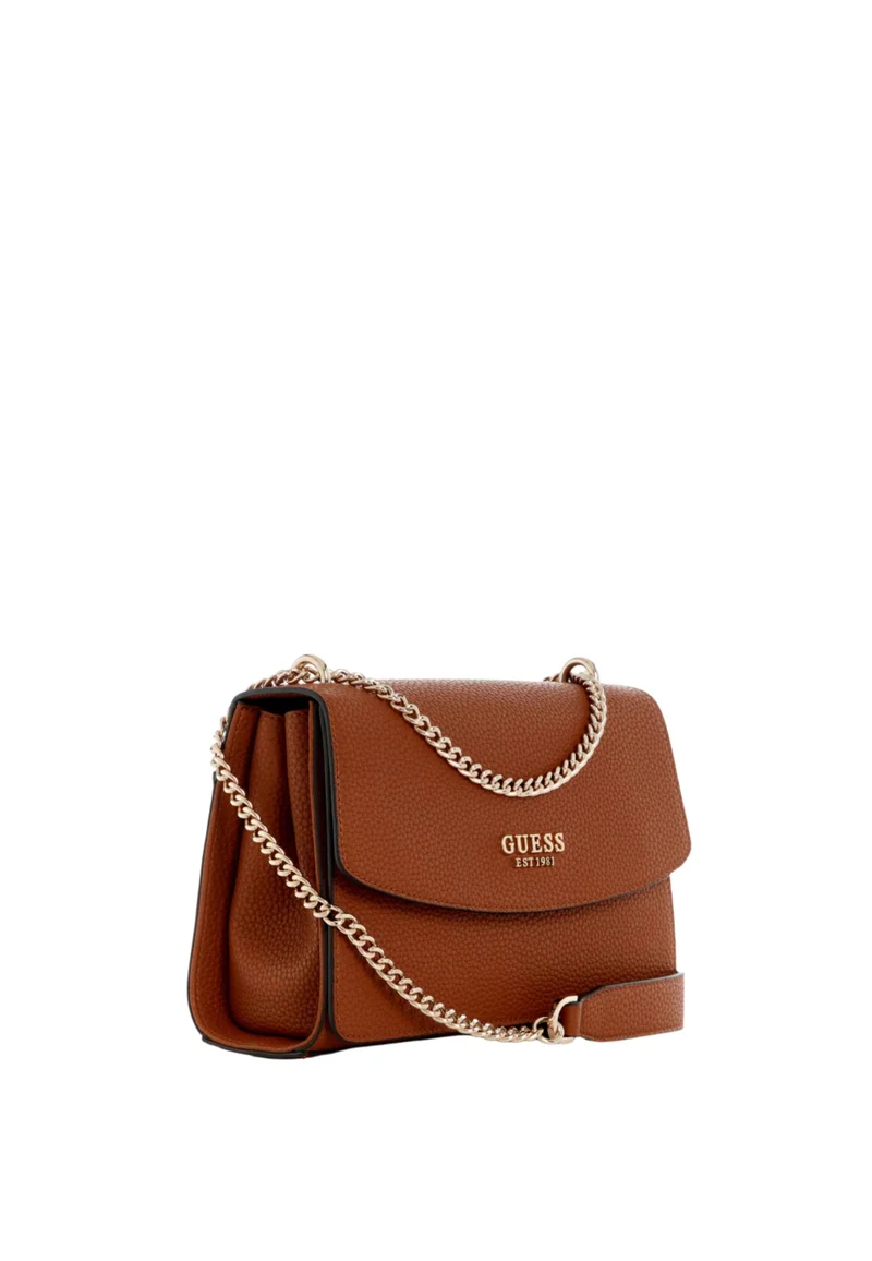 Guess Sac Bandoulière Calista Top Zip Shou Caramel