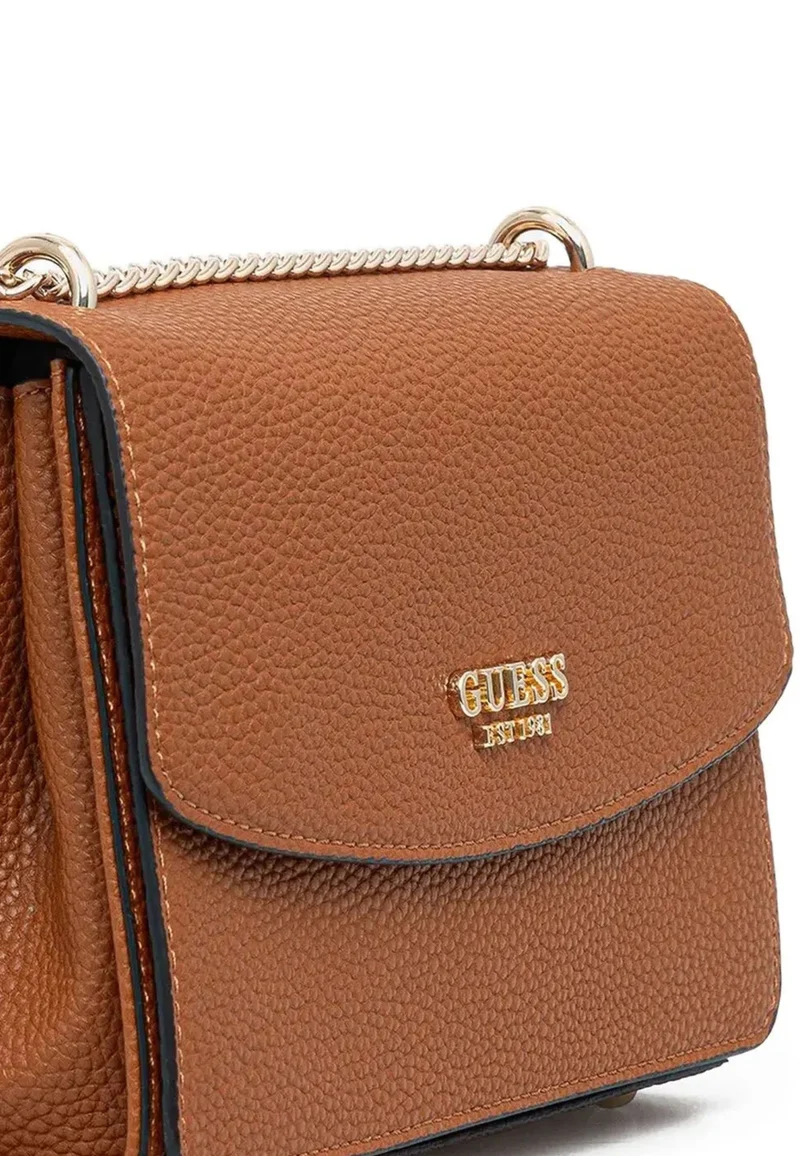 Guess Sac Bandoulière Calista Top Zip Shou Caramel