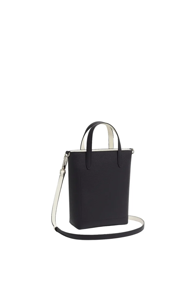 Lacoste Sac Cabas Anna Petit Piqué Noir Farine