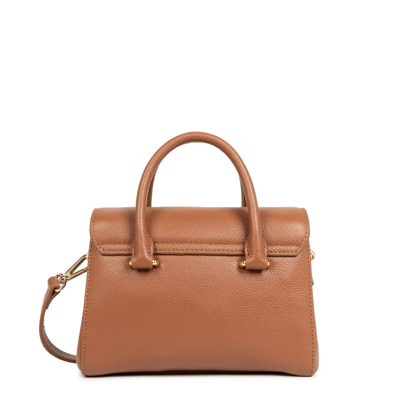 Lancaster Sac à main A rabat avec fermoir Mini Milano Cosmos Camel
