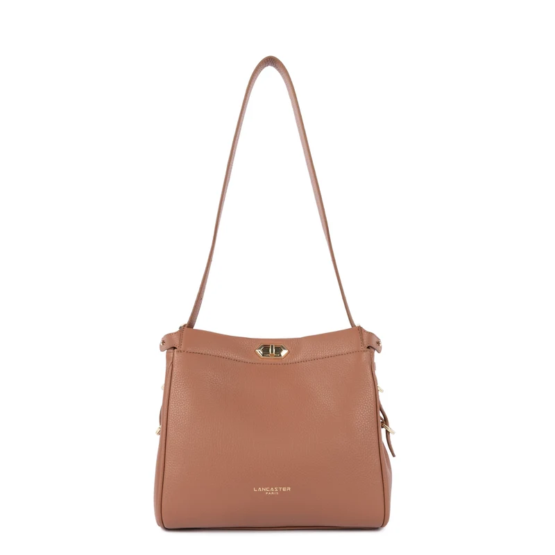 Lancaster Sac hobo Avec fermoir M Lady ROMY Camel