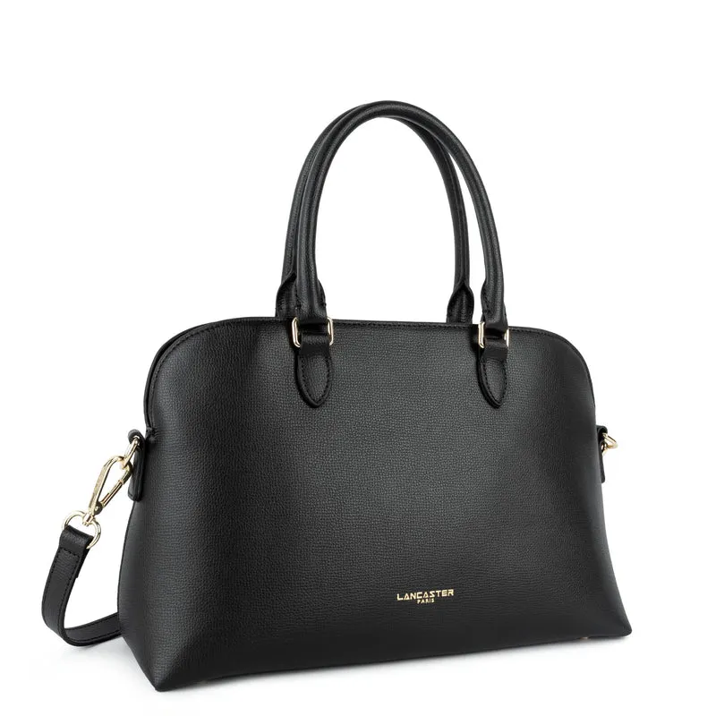 Lancaster Sac demi lune Zippé Sierra Jia Noir