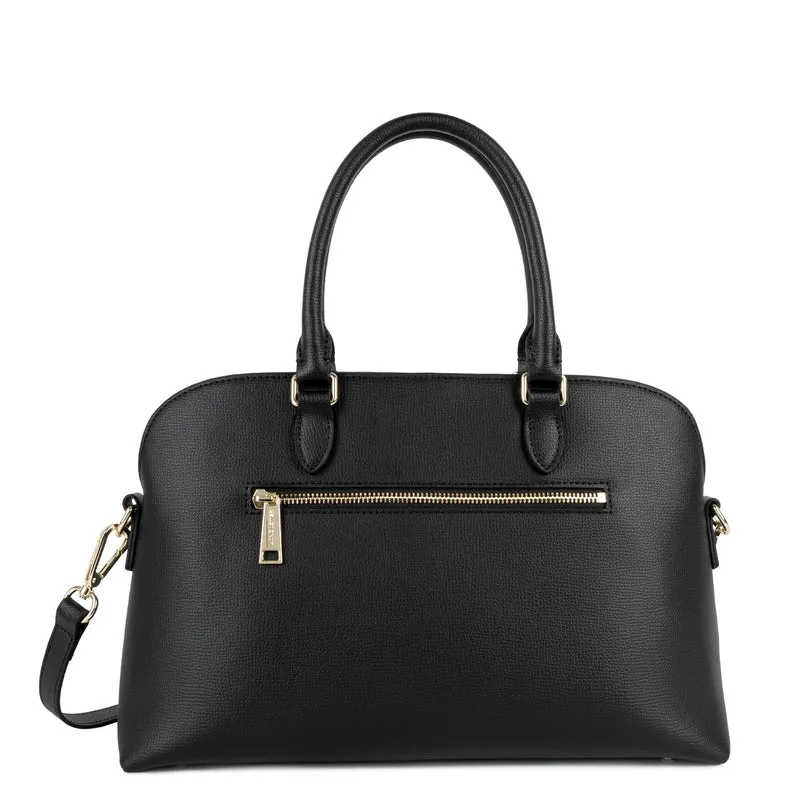 Lancaster Sac demi lune Zippé Sierra Jia Noir