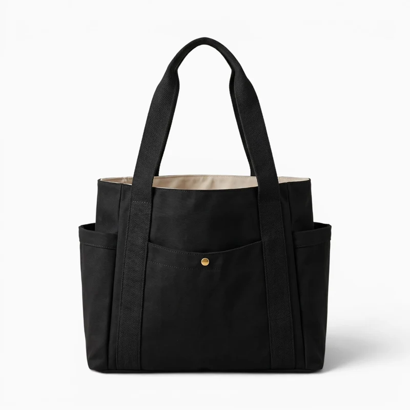 Sac à Main de Cours Fourre-Tout en Toile