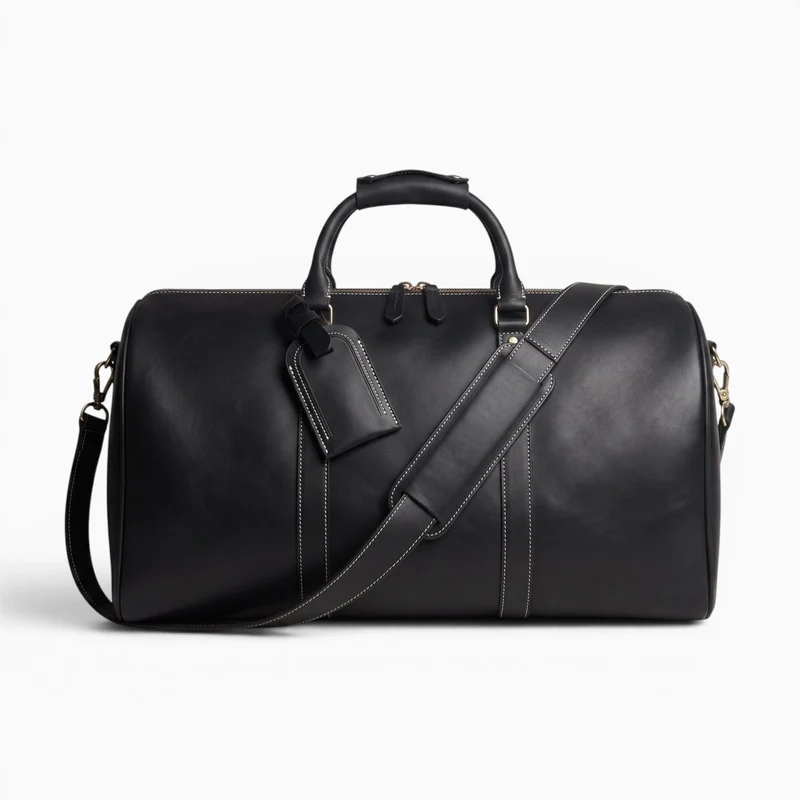 Sac de Voyage Homme en Cuir Vintage