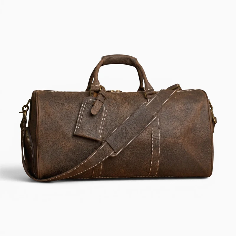 Sac de Voyage Homme en Cuir Vintage