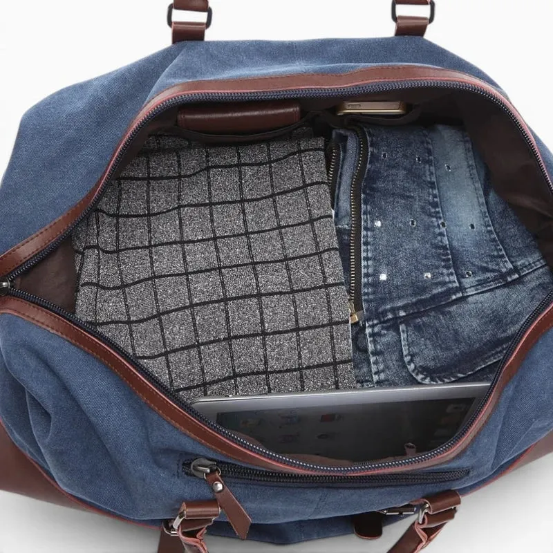 Sac de Voyage Vintage en Toile