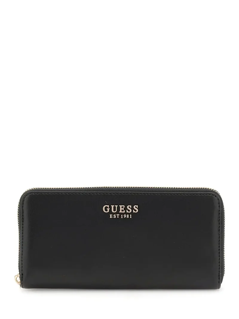 Guess Portefeuille Laurel Small Zip Black